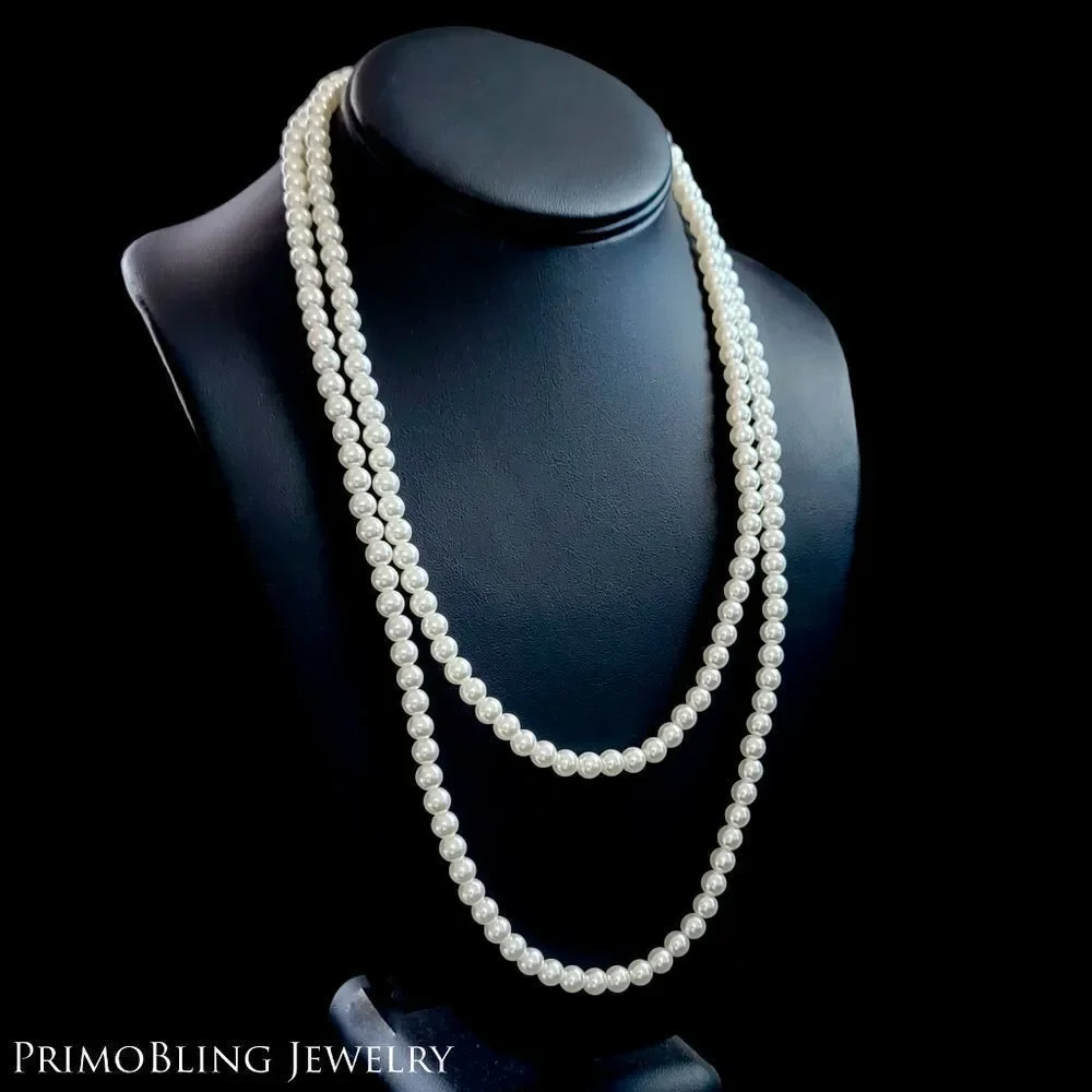 Glass Pearl Necklace